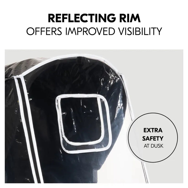 Hauck Pushchair Raincover 4 Wheeler | Universal Pushchair Rain Cover