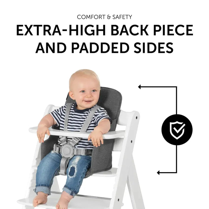 Hauck Alpha Cosy Select Jersey Charcoal | Highchair Seat Pad
