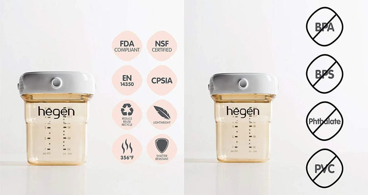 Hegen Baby Bottles Hegen 240ml Breast Milk Storage (2-pack)