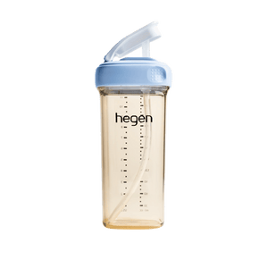 Hegen Baby Bottles Hegen Straw Cup (330ml/11oz) - Blue