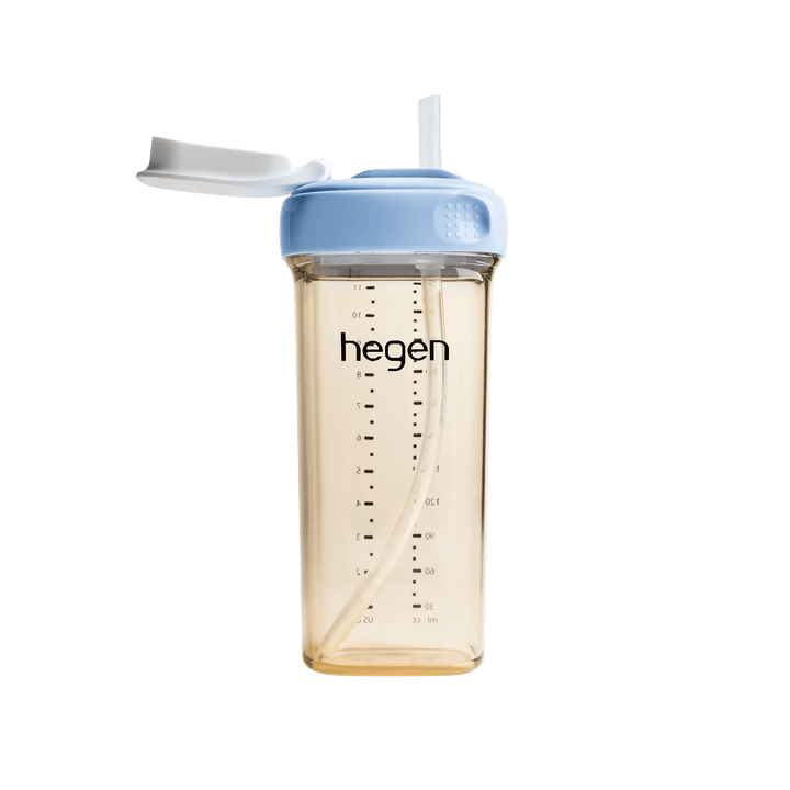 Hegen Baby Bottles Hegen Straw Cup (330ml/11oz) - Blue