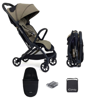 iCandy Compact Strollers iCandy Pip Stroller with Footmuff - Sage