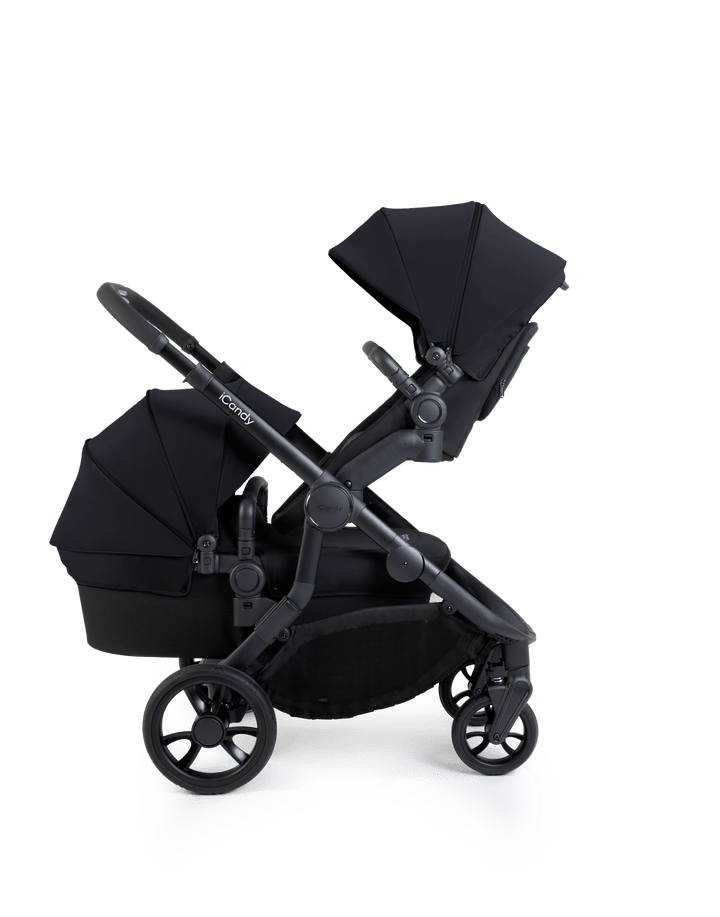 iCandy double pushchairs iCandy Orange 4 Double Pushchair - Black Edition