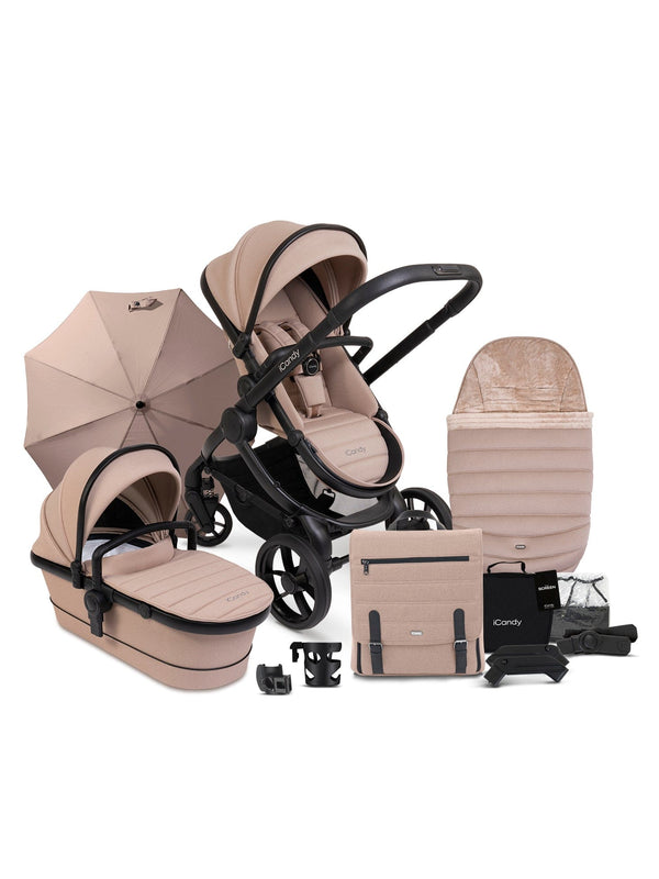 iCandy double pushchairs iCandy Peach 7 Complete Bundle - Cookie