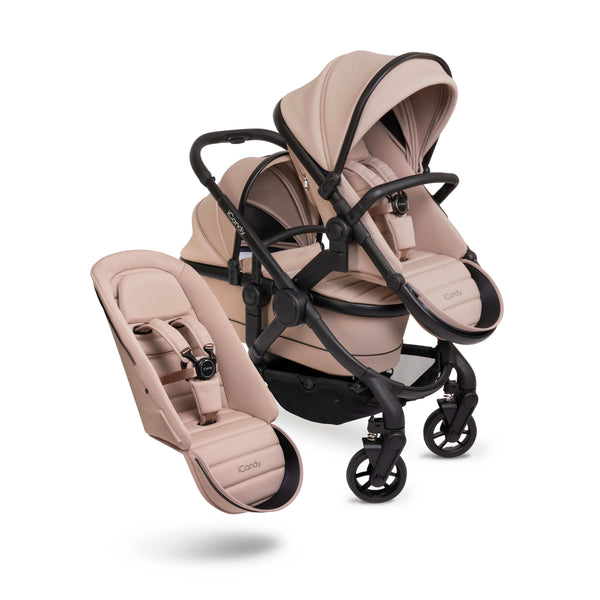 iCandy double pushchairs iCandy Peach 7 Double - Cookie
