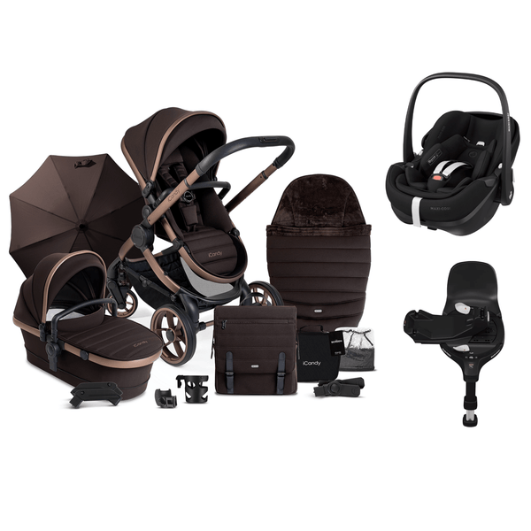 iCandy iCandy Peach 7 Maxi Cosi Pebble 360 PRO 2 Travel System Bundle - Pecan