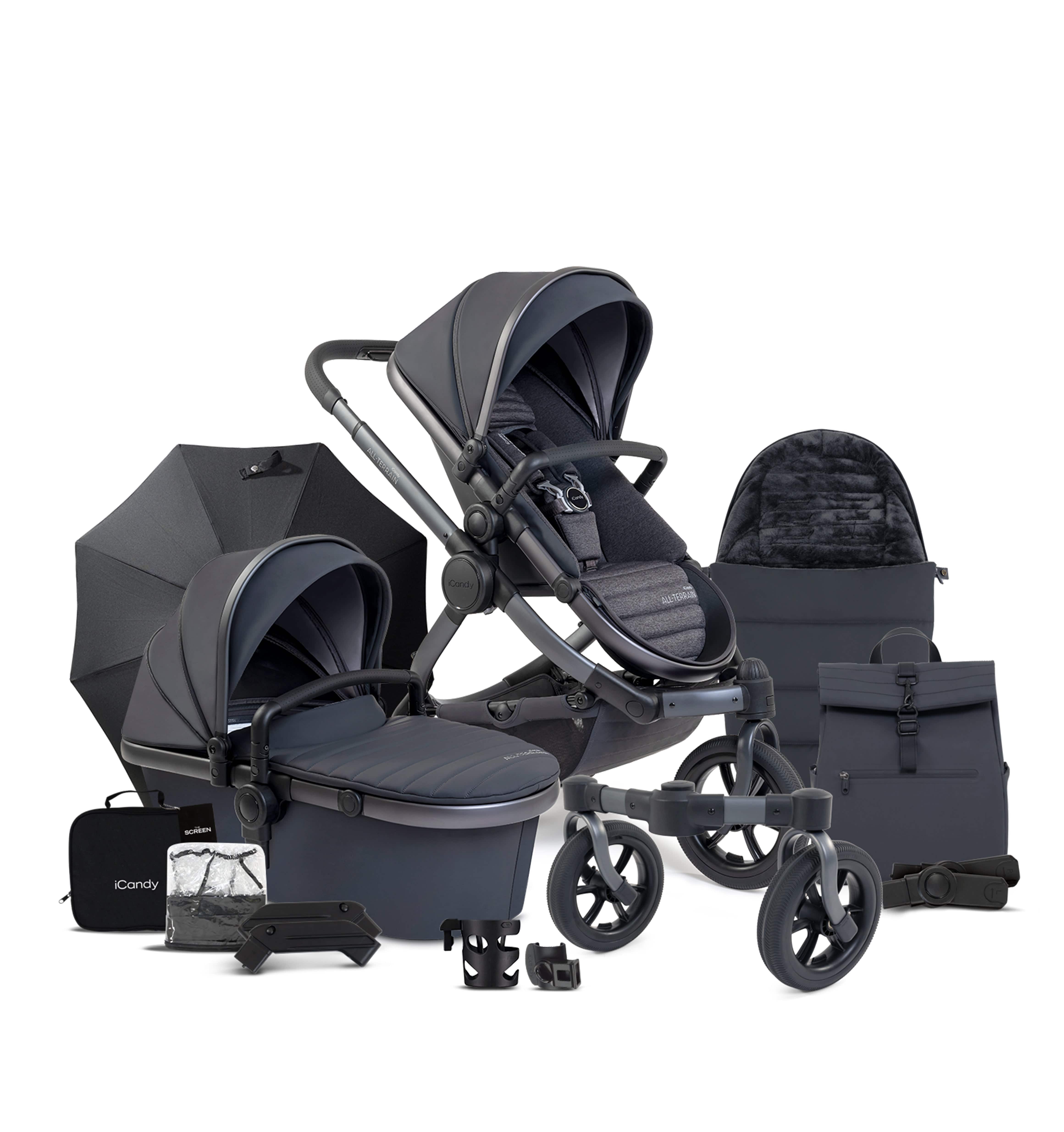 iCandy Peach 7 All-Terrain Complete Bundle - Storm – UK Baby Centre