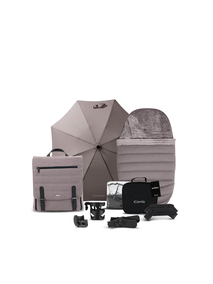 iCandy Prams & Pushchairs iCandy Peach 7 Complete Bundle - Porcini