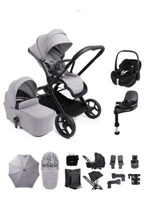 iCandy Pushchairs iCandy Core 2 (Pebble 360 PRO2) Travel System - Storm Grey