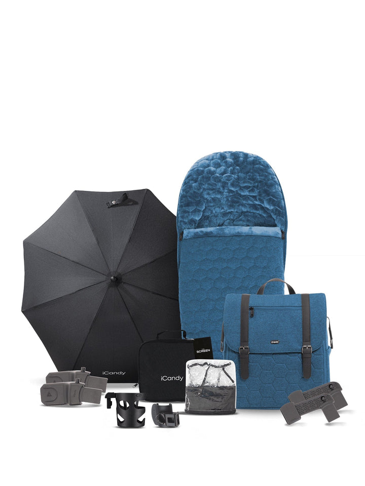 iCandy Travel Systems iCandy Core Pebble 360 PRO Complete Travel System - Atlantis Blue