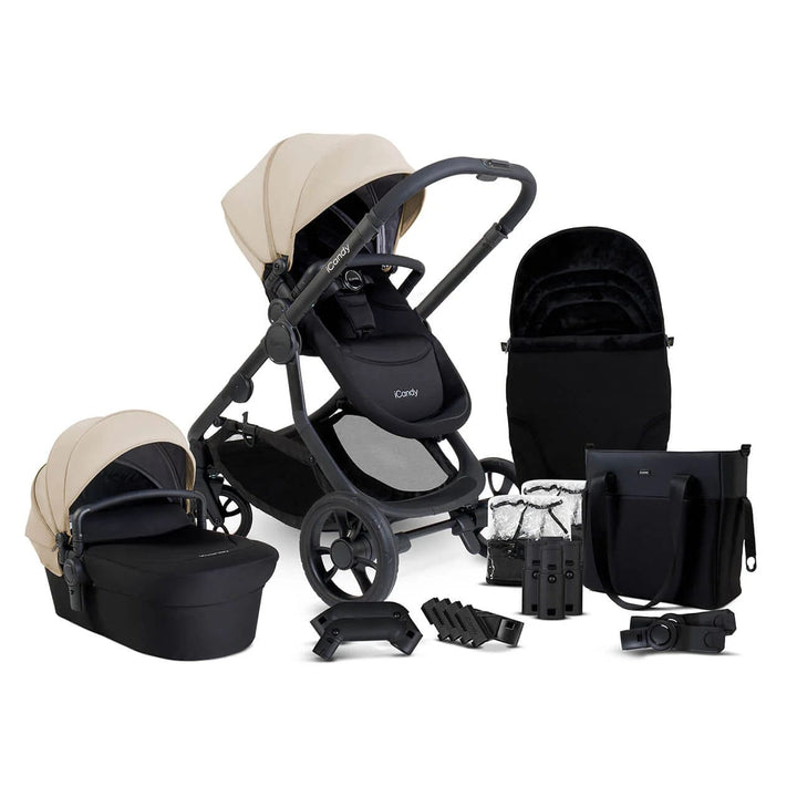 iCandy Travel Systems Icandy Orange 4 Cabriofix i-Size and Base Travel System - Latte