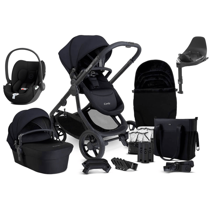 iCandy Travel Systems Icandy Orange 4 Cloud T Travel System - Black