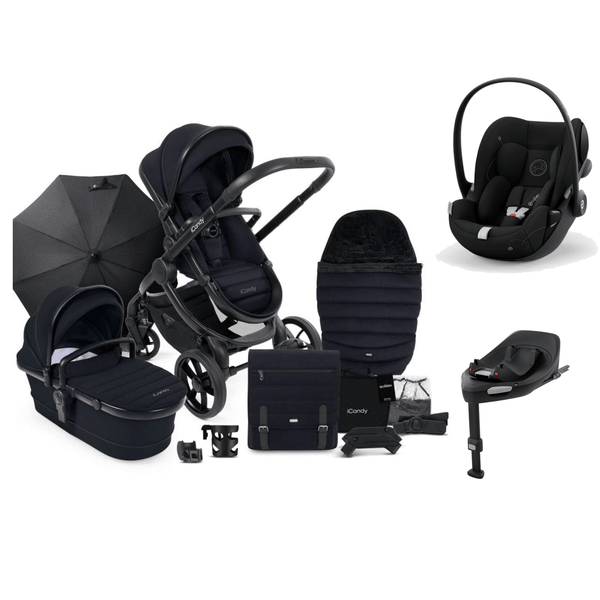 iCandy Travel Systems iCandy Peach 7 (Cloud G) Complete Travel System - Jet / Black Edition