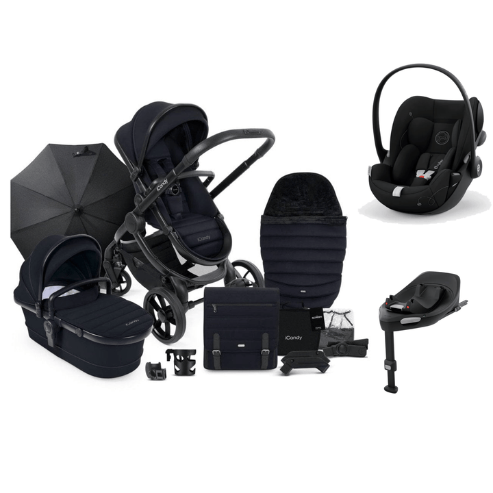 iCandy Travel Systems iCandy Peach 7 (Cloud G) Complete Travel System - Jet / Black Edition