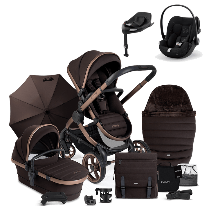iCandy Travel Systems iCandy Peach 7 (Cloud G) Complete Travel System - Pecan