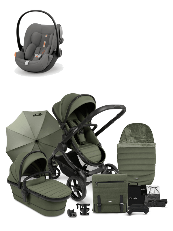 iCandy Travel Systems iCandy Peach 7 (Cloud G Plus) Travel System - Ivy (No Base)