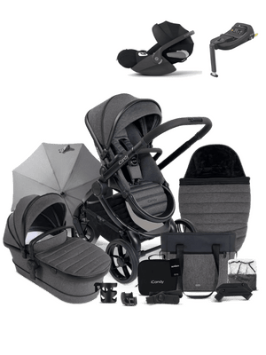 iCandy Travel Systems iCandy Peach 7 (Cloud T Plus) Complete Travel System - Granite/Sepia Black