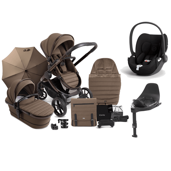 iCandy Travel Systems iCandy Peach 7 Cybex Cloud T Complete Travel System Bundle - Coco