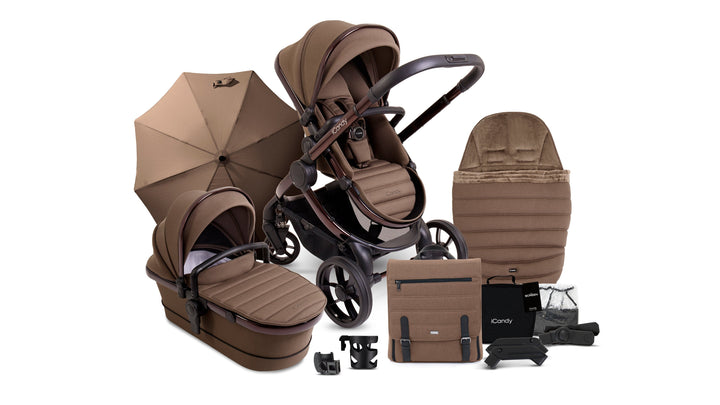 iCandy Travel Systems iCandy Peach 7 Cybex Cloud T Complete Travel System Bundle - Coco