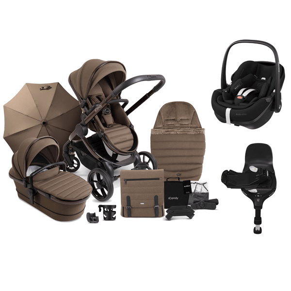 iCandy Travel Systems iCandy Peach 7 Cybex Pebble 360 PRO Complete Travel System Bundle - Coco