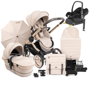 iCandy Travel Systems iCandy Peach 7 Maxi Cosi Cabriofix i-Size Travel System Bundle - Biscotti