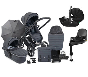 iCandy Travel Systems iCandy Peach 7, Pebble 360 PRO 2 Complete Travel System Bundle - Dark Grey