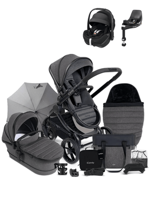 iCandy Travel Systems iCandy Peach 7 (Pebble 360 PRO2, Non-Slide) Complete Travel System - Granite