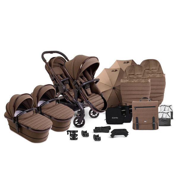 iCandy Travel Systems iCandy Peach 7 Twin Complete Bundle - Coco