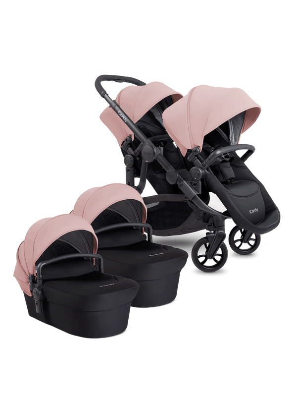 iCandy twin pushchairs iCandy Orange 4 Twin Pushchair - Rose