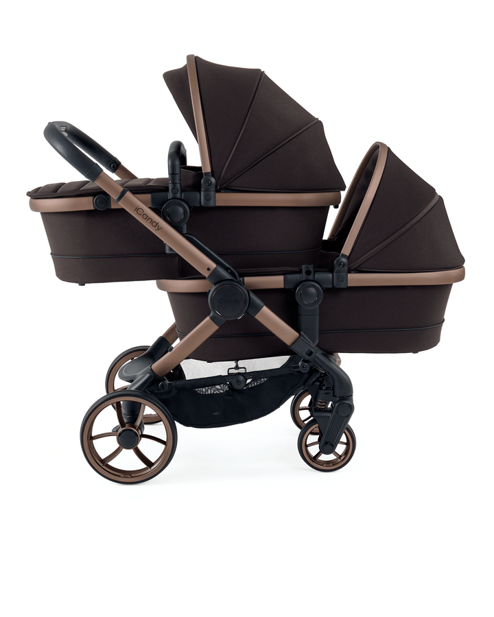 iCandy twin pushchairs iCandy Peach 7 Twin Pushchair - Pecan