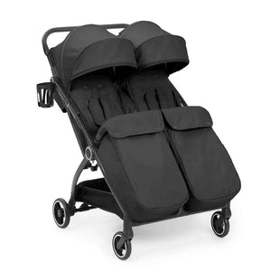 Ickle Bubba double pushchairs Ickle Bubba Aries Double Max Autofold Stroller - Graphite Grey