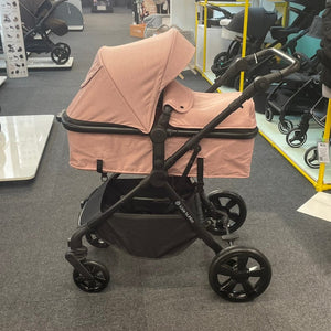 Ickle Bubba Prams & Pushchairs Ickle Bubba Comet 2 in 1 Plus Pushchair - Black / Dusky Pink / Black (Ex-Display)