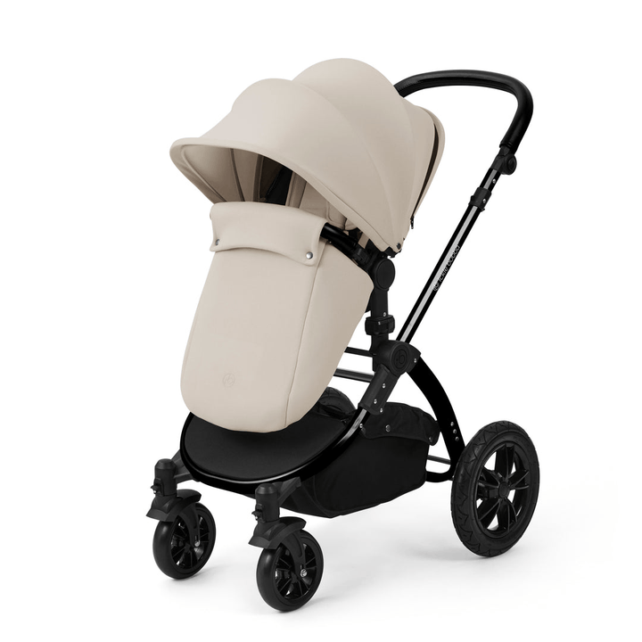 Ickle Bubba Prams & Pushchairs Ickle Bubba Stomp Luxe 9 Piece Pram - Black / Stone / Black