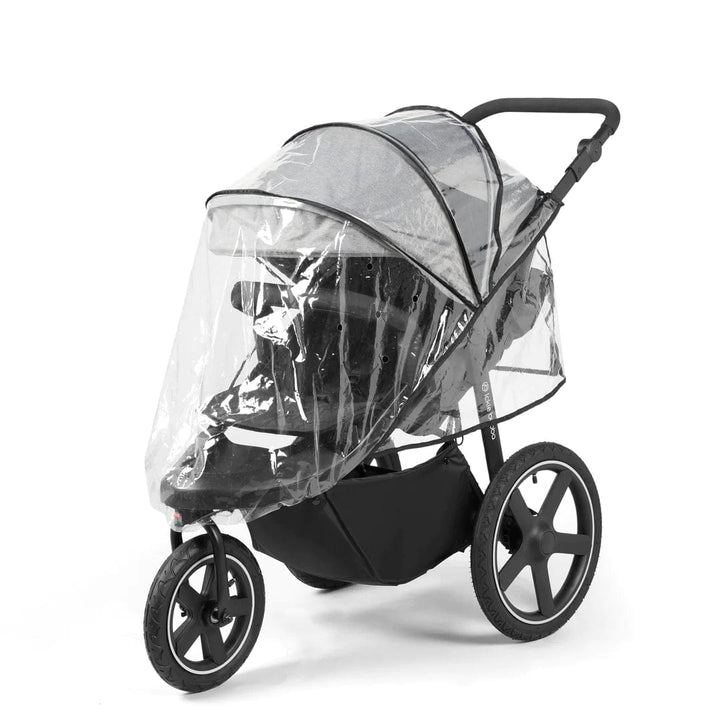 Ickle Bubba Travel Systems Ickle Bubba Venus Max Jogger Stroller I-Size Travel System with Isofix Base - Black / Space Grey / Black