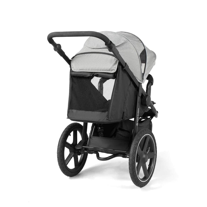 Ickle Bubba Travel Systems Ickle Bubba Venus Max Jogger Stroller I-Size Travel System with Isofix Base - Black / Space Grey / Black