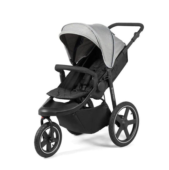 Ickle Bubba Travel Systems Ickle Bubba Venus Max Jogger Stroller I-Size Travel System with Isofix Base - Black / Space Grey / Black