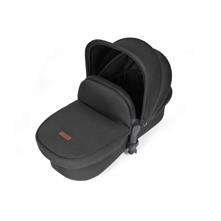 Ickle Bubba Travel Systems Stomp Luxe All-in-One Travel System With Isofix Base (Cirrus) - Black / Midnight / Black