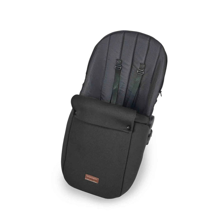 Ickle Bubba Travel Systems Stomp Luxe All-in-One Travel System With Isofix Base (Cirrus) - Black / Midnight / Black