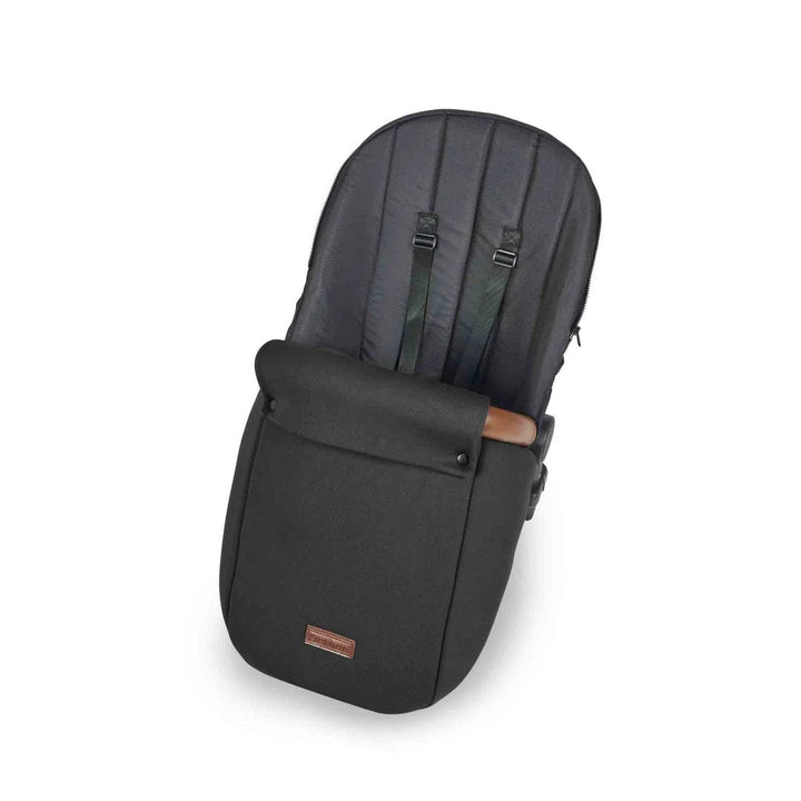 Ickle Bubba Travel Systems Stomp Luxe All-in-One Travel System With Isofix Base (Cirrus) - Black / Midnight / Tan