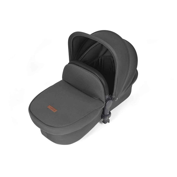 Ickle Bubba Travel Systems Stomp Luxe All-in-One Travel System With Isofix Base (Cirrus) - Silver / Charcoal Grey / Black