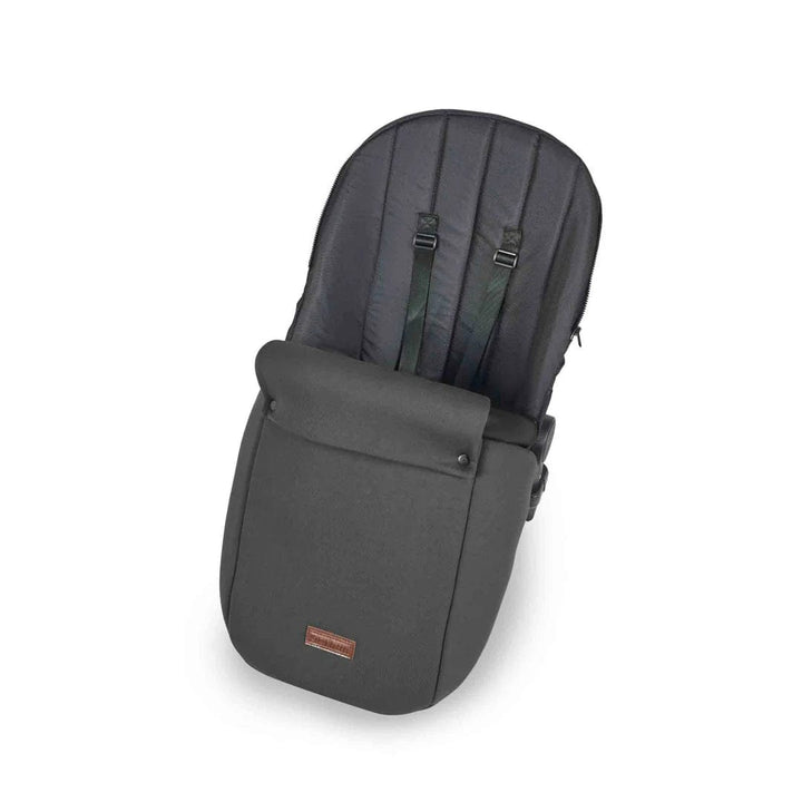 Ickle Bubba Travel Systems Stomp Luxe All-in-One Travel System With Isofix Base (Cirrus) - Silver / Charcoal Grey / Black