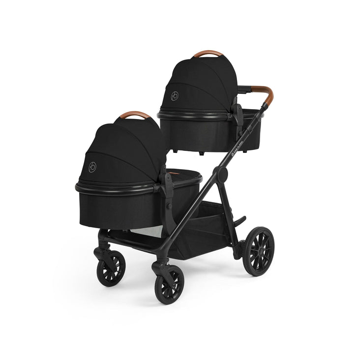 Ickle Bubba Wheels Ickle Bubba Libra 2in1 Pushchair, Twin Package - Black / Black / Tan