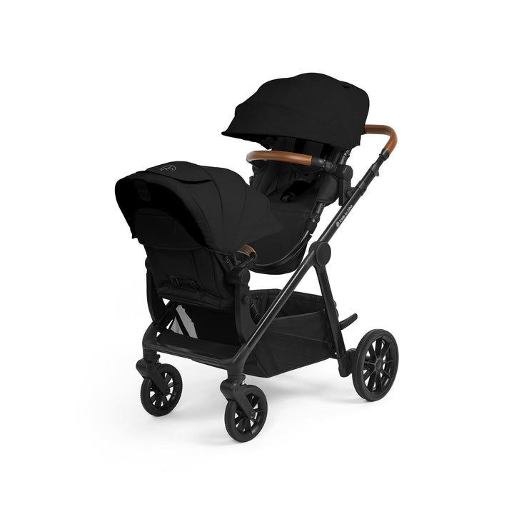 Ickle Bubba Wheels Ickle Bubba Libra 2in1 Pushchair, Twin Package - Black / Black / Tan