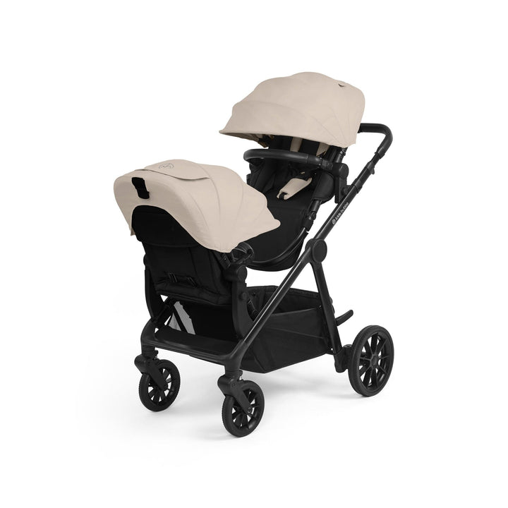 Ickle Bubba Wheels Ickle Bubba Libra 2in1 Pushchair, Twin Package - Black / Stone / Black