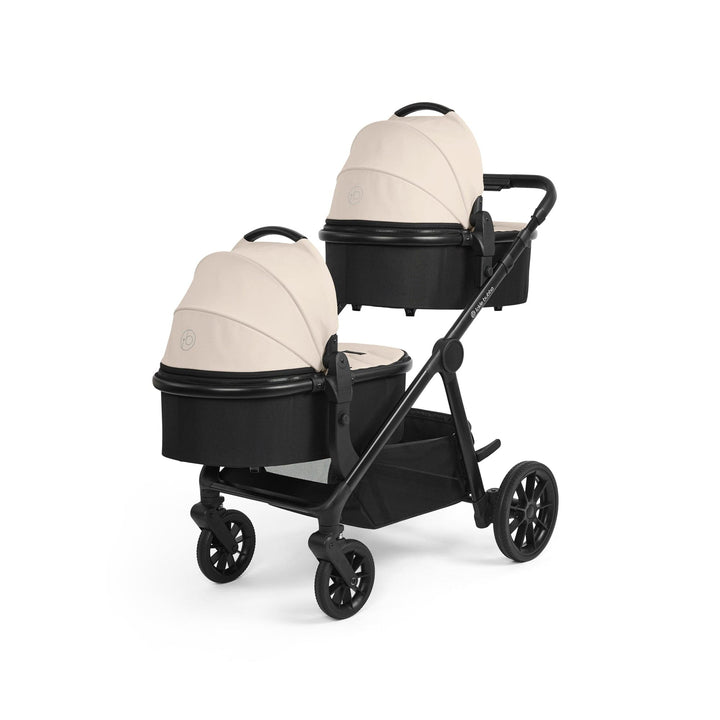 Ickle Bubba Wheels Ickle Bubba Libra 2in1 Pushchair, Twin Package - Black / Stone / Black