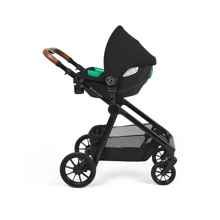 Ickle Bubba Wheels Ickle Bubba Libra Travel System (Cirrus) - Black / Black / Tan