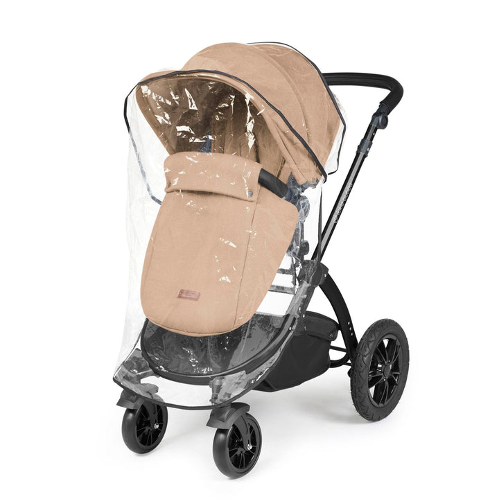 Ickle Bubba Wheels Ickle Bubba Stomp Luxe All-in-One i-Size Travel System (Stratus) with Bubba&Me - Black / Desert / Black