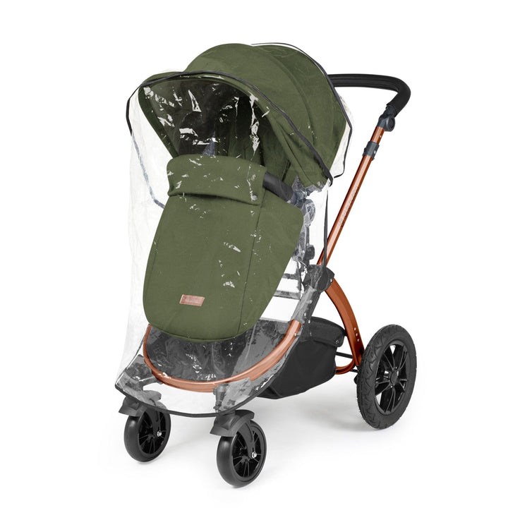 Ickle Bubba Wheels Ickle Bubba Stomp Luxe All-in-One i-Size Travel System (Stratus) with Bubba&Me - Bronze / Woodland / Black