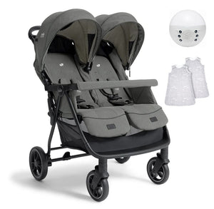 Joie double pushchairs Joie Estrella Signature Stroller - Evergreen with Night Light and Sleeping Bags
