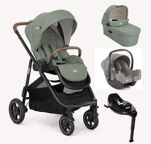 Joie Travel Systems Joie Versatrax On-The-Go Encore Bundle - Laurel/Pebble